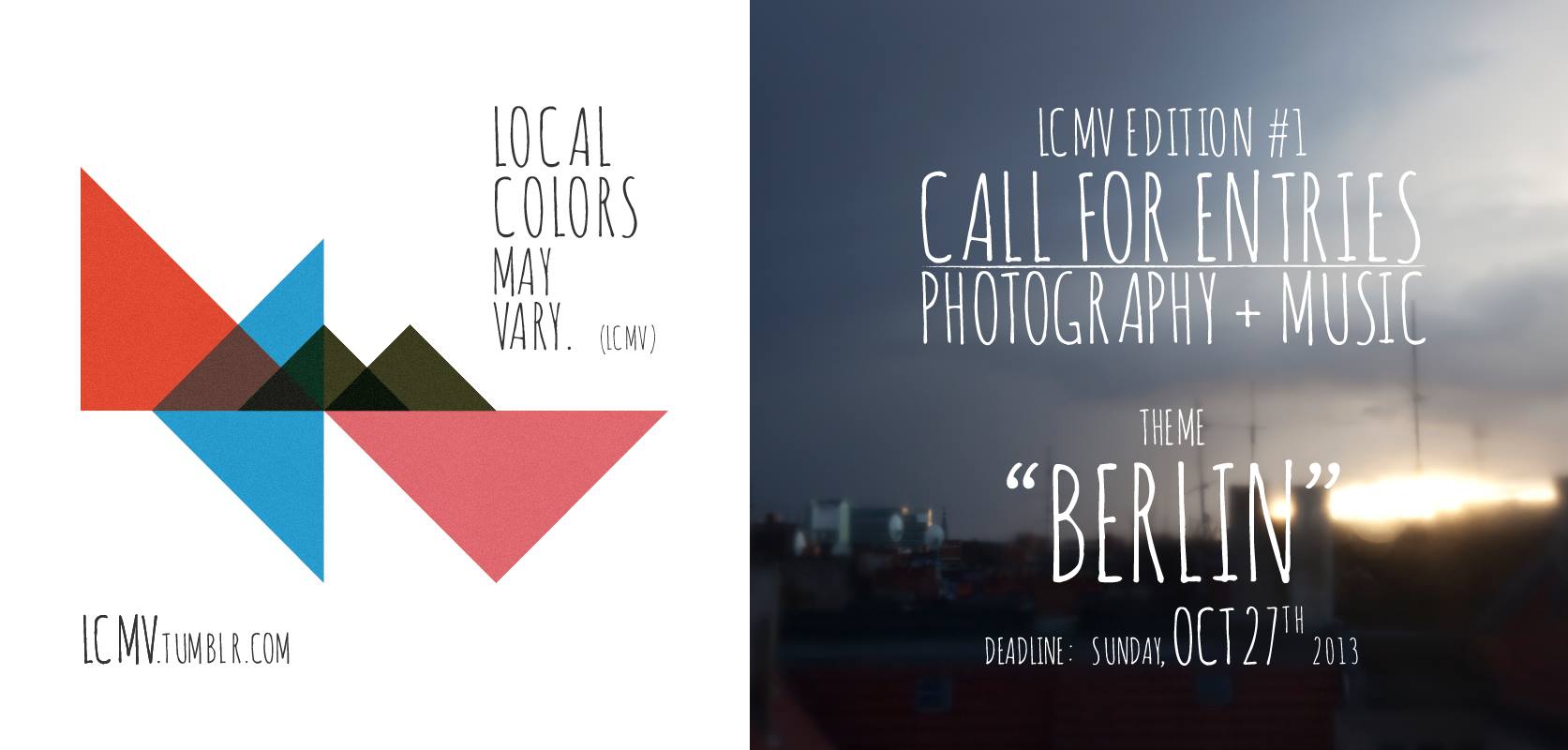 Local Colors May Vary #1 | open call